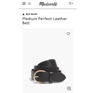 MADEWELL Medium Perfect Leather Belt
